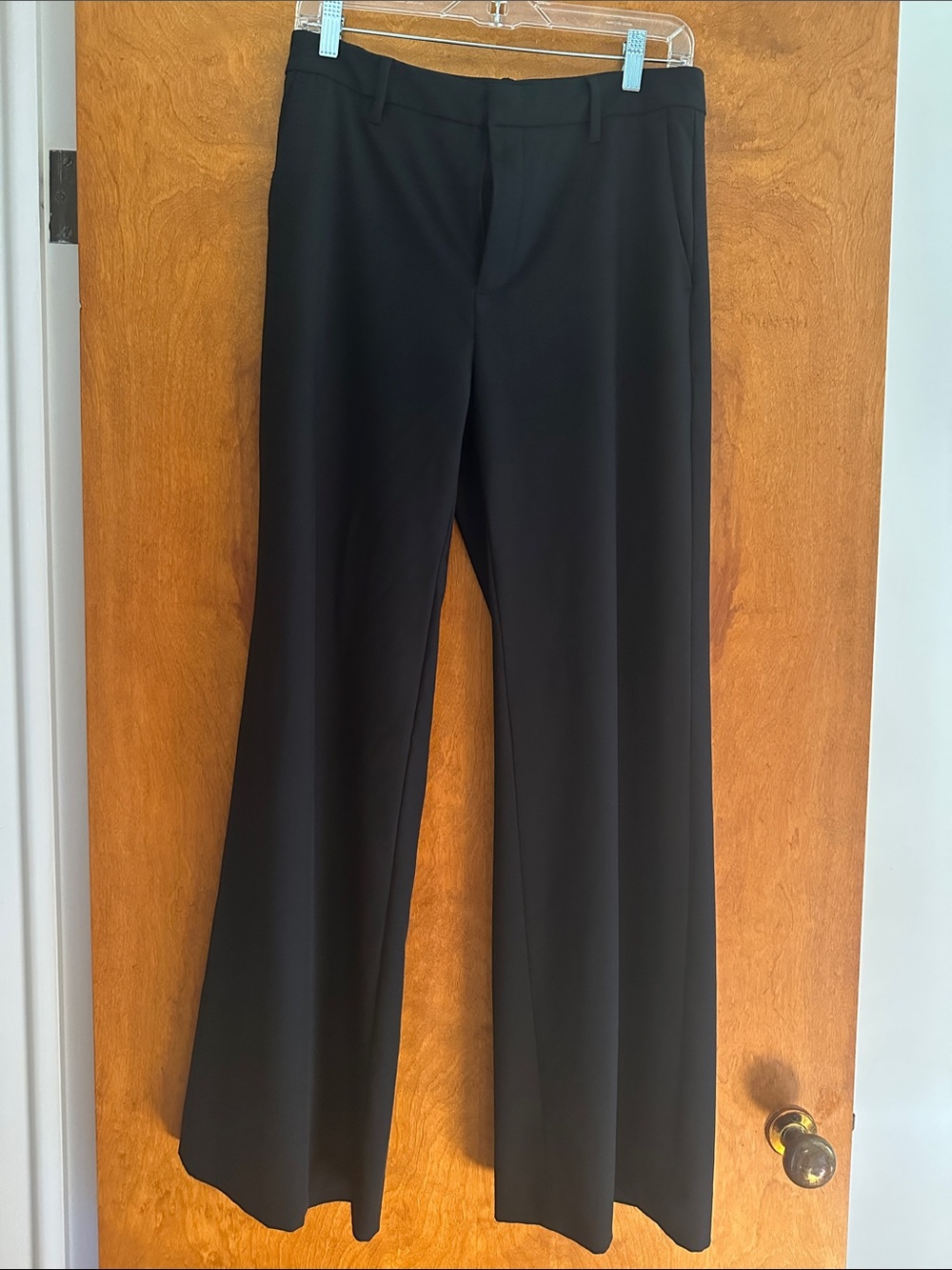 Banana Republic Factory Black Wide-Leg Women's Dress Pants